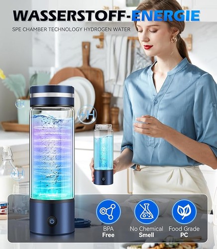 Hydrogen water bottle 380ml - hydrogen,