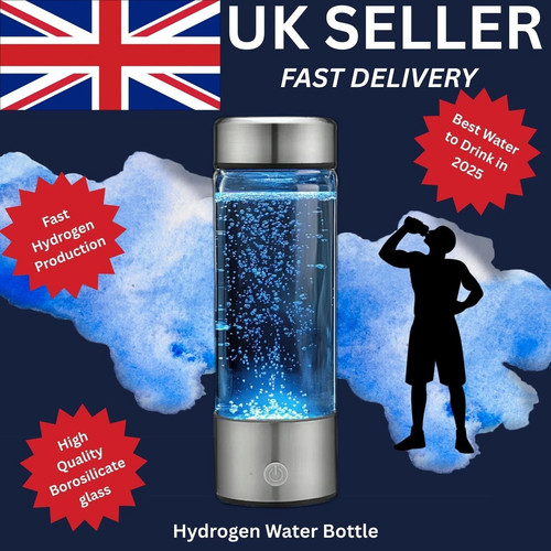 Hydrogen water bottle portable - hydrogen,